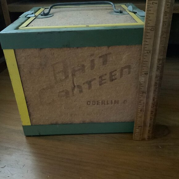 VINTAGE OBERLIN BAIT CANTEEN 7"X6" - Picture 8 of 9